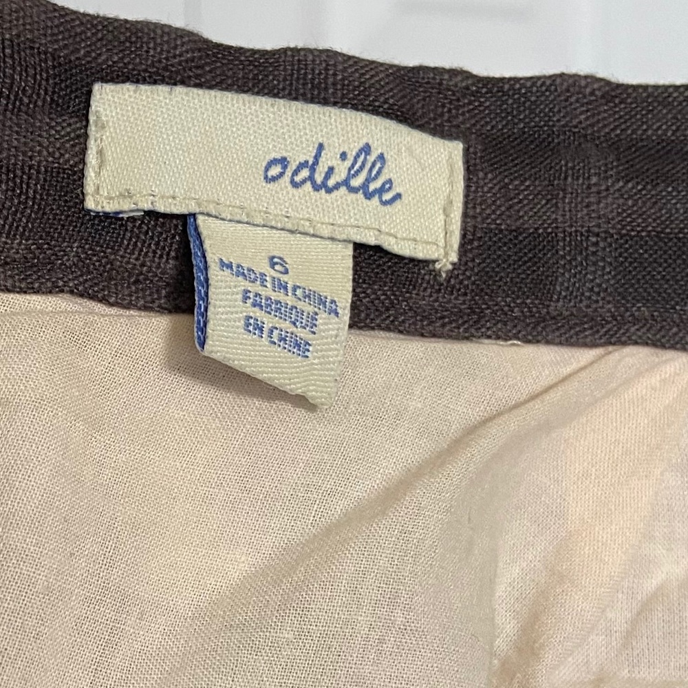 HOST PICK Anthropologie x Odille, linen Poppy Skirt - Picture 4 of 7